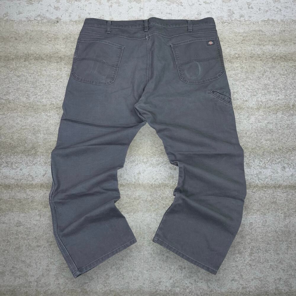 Vintage Y2K Dickies Carpenter Pants 42x30 Regular Straight Iron Grey Canvas